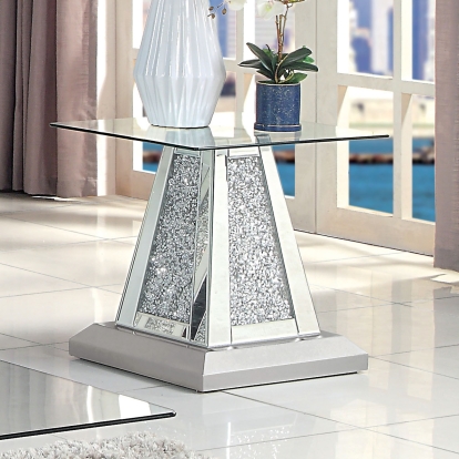 Regenswil Silver End Table Model CM4516E by Furniture of America