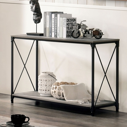 Whiting Black/Gray Sofa Table Model CM4563S by Furniture of America