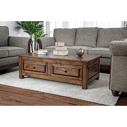 Annabel Walnut Coffee Table Model CM4613C by Furniture of America