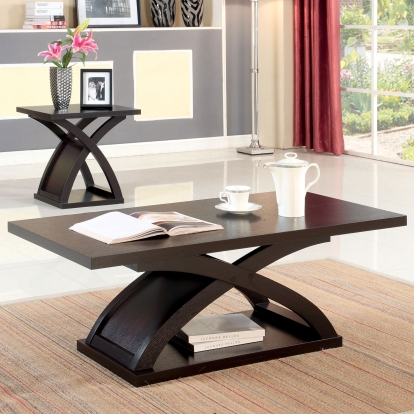 Arkley Espresso Coffee Table Model CM4641C by Furniture of America