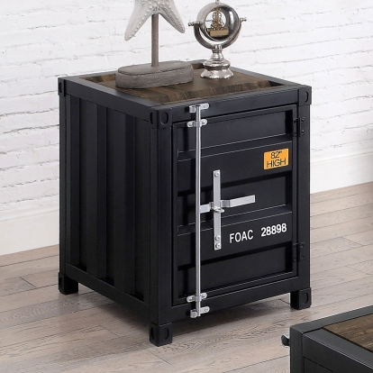 Dicargo Black End Table Model CM4789BK-E by Furniture of America