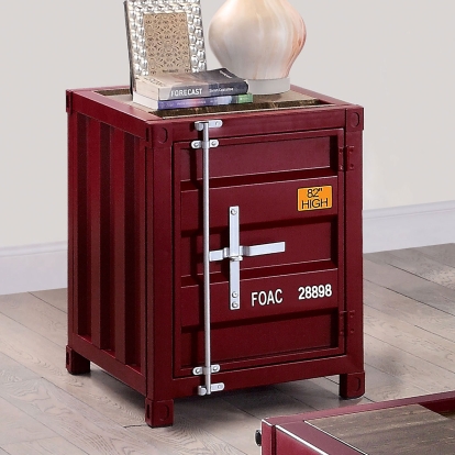 Dicargo Red End Table Model CM4789RD-E by Furniture of America