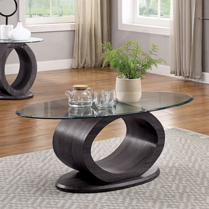 Lodia Gray Coffee Table Model CM4825GY-C-PK by Furniture of America
