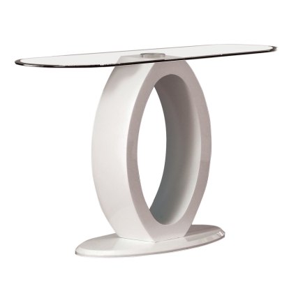Lodia White Sofa Table Model CM4825WH-S by Furniture of America