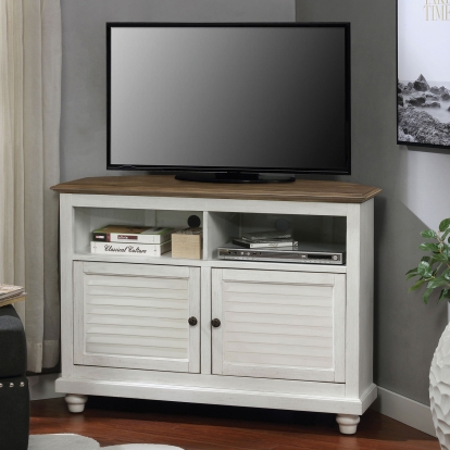 Palu White/Oak TV Stand Model CM5677A-TV by Furniture of America
