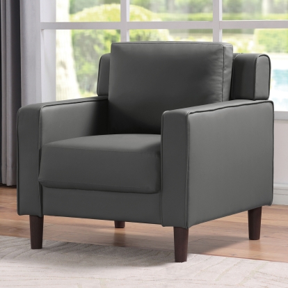 Hanover Gray Chair Model CM6063GY-CH by Furniture of America