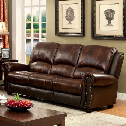 Turton Brown Sofa Model CM6191SF by Furniture of America