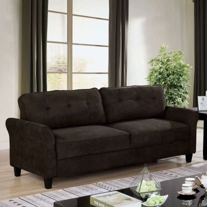Alissa Brown Sofa Model CM6213BR-SF by Furniture of America