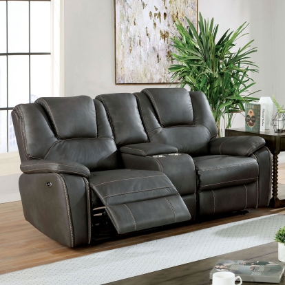 Ffion Gray Power Loveseat Model CM6219GY-LV by Furniture of America