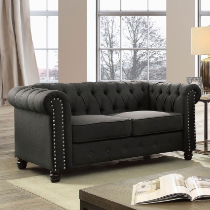 Winifred Gray Loveseat Model CM6342GY-LV-PK by Furniture of America