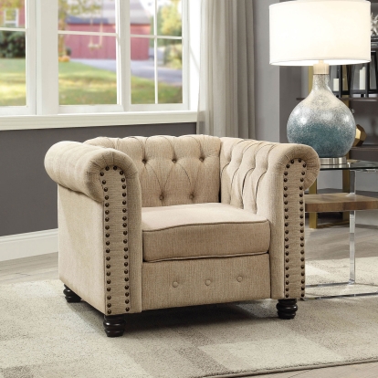 Winifred Ivory Chair Model CM6342IV-CH-PK by Furniture of America