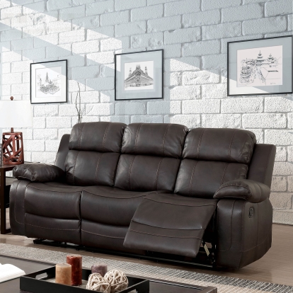 Pondera Dark Brown Sofa Model CM6568-SF by Furniture of America