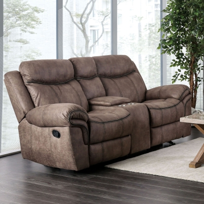 Celia Brown Loveseat Model CM6583-LV by Furniture of America