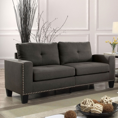 Attwell Gray Sofa Model CM6594-SF-VN by Furniture of America