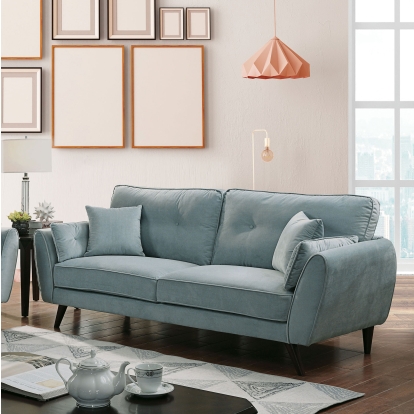 Phillipa Light Teal Sofa Model CM6610-SF by Furniture of America