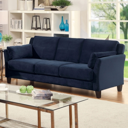 Ysabel Navy Sofa Model CM6716NV-SF-PK by Furniture of America