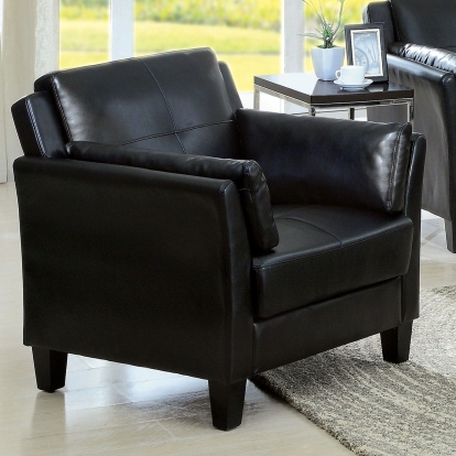 Pierre Black Chair Model CM6717BK-CH-PK by Furniture of America