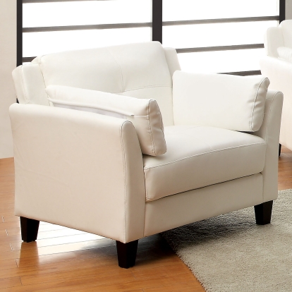 Pierre White Chair Model CM6717WH-CH-PK by Furniture of America