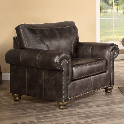 Bemus Dark Brown Chair Model CM6731DB-CH by Furniture of America