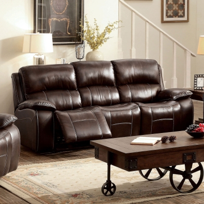 Ruth Brown Sofa Model CM6783BR-SF by Furniture of America