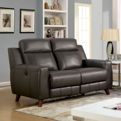 Rosalynn Gray Power Loveseat Model CM6804-LV by Furniture of America