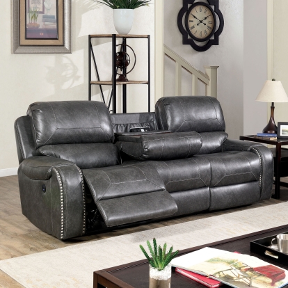 Walter Brown Sofa Model CM6950BR-SF by Furniture of America