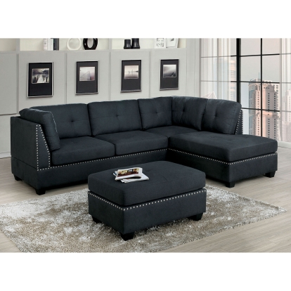 Lita Gray Sectional Model CM6966-SECT by Furniture of America