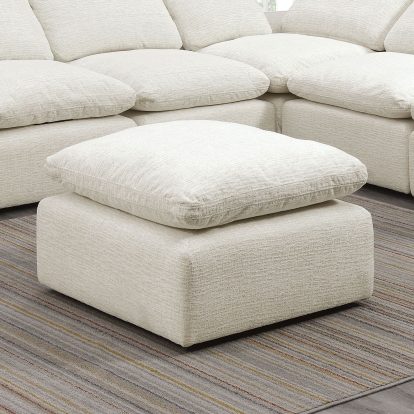 Joel Cream Ottoman Model CM6974BG-OT by Furniture of America