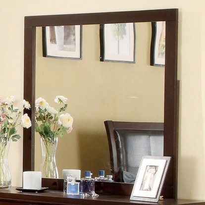 Gerico Brown Cherry Mirror Model CM7068M by Furniture of America