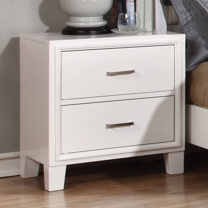 Enrico White Night Stand Model CM7068WH-N by Furniture of America