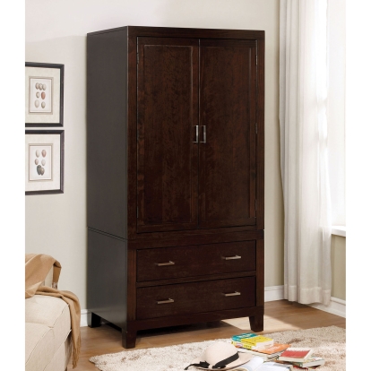Enrico Espresso Armoire Model CM7088AR-SET by Furniture of America