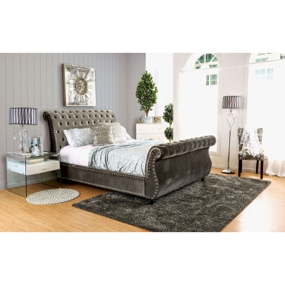 Noella Gray Queen Bed Model CM7128GY-Q-BED-VN by Furniture of America