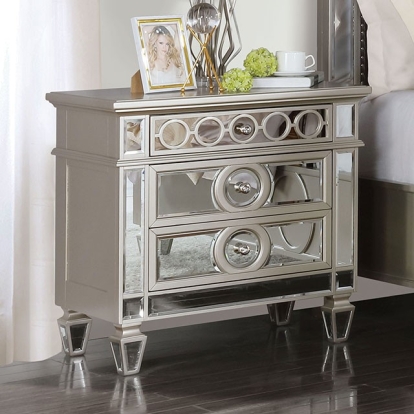 Marseille Champagne Night Stand Model CM7134N by Furniture of America