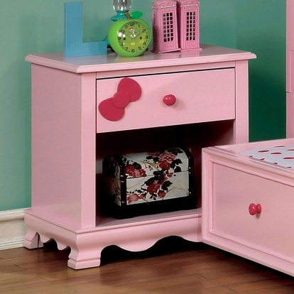 Dani Pink Night Stand Model CM7159PK-N-VN by Furniture of America