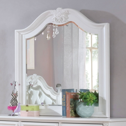 Belva White Mirror Model CM7174M by Furniture of America