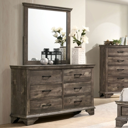 Fortworth Gray Dresser Model CM7186D by Furniture of America