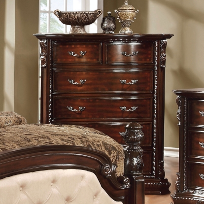 Monte Vista Brown Cherry Chest Model CM7267C by Furniture of America