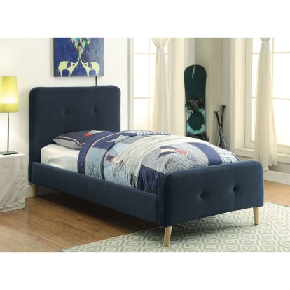 Barney Navy Twin Bed Model CM7272NV-T-BED-VN by Furniture of America