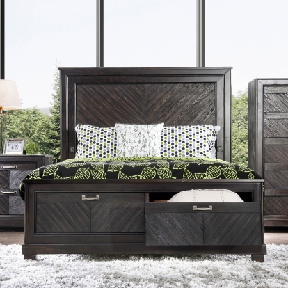 Argyros Espresso Queen Bed Model CM7315Q-BED by Furniture of America