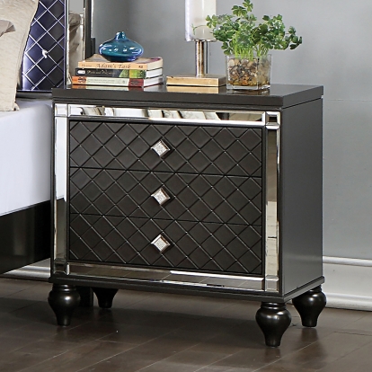 Calandria Gray Night Stand Model CM7320GY-N by Furniture of America