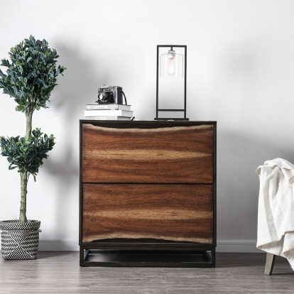 Fulton Dark Oak/Dark Walnut Small Chest Model CM7363C-S by Furniture of America