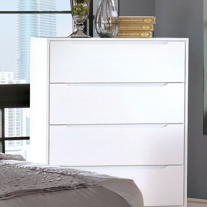 Lennart White Chest Model CM7386WH-C by Furniture of America