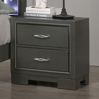 Alison Dark Walnut Night Stand Model CM7416GY-N by Furniture of America