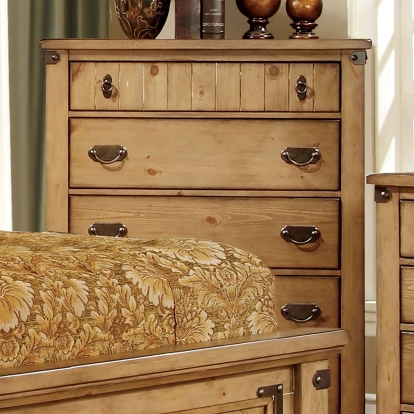 Pioneer Weathered Elm Chest Model CM7449C by Furniture of America