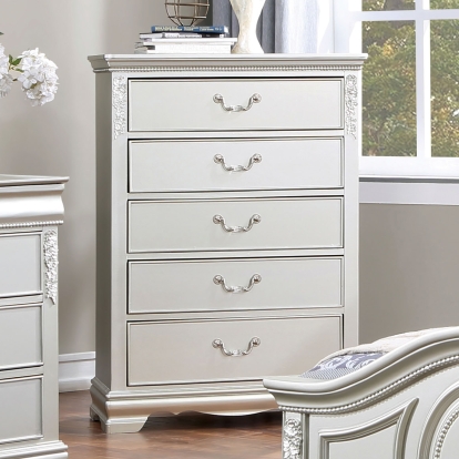 Alecia Silver Chest Model CM7458SV-C by Furniture of America