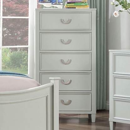 Furniture Of America Lycorida Transitional Solid Wood, Others Gray Chest | CM7477GY-C