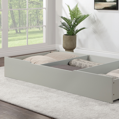 Furniture Of America Lycorida Transitional Solid Wood, Others Gray Trundle/Drawer | CM7477GY-TR