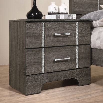Richterswil Gray Night Stand Model CM7515N by Furniture of America