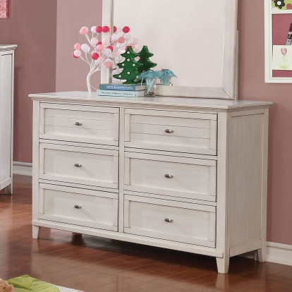 Brogan Antique White Dresser Model CM7517WH-D by Furniture of America