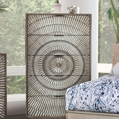 Kamalah Antique Gray Chest Model CM7521C by Furniture of America